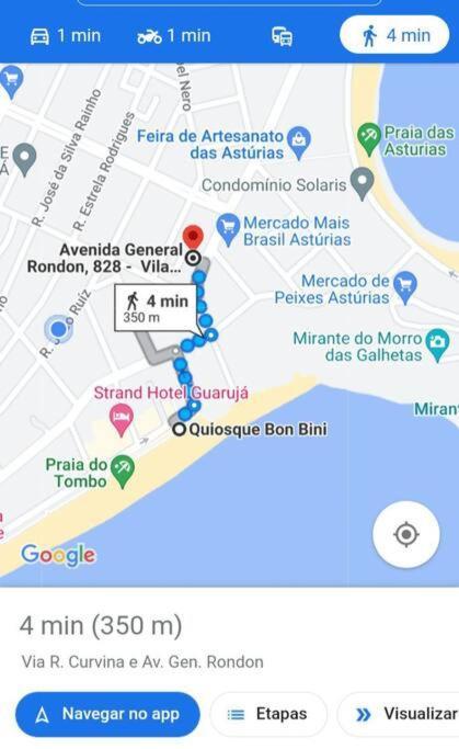 Praia Das Asturias Гуаружа Экстерьер фото